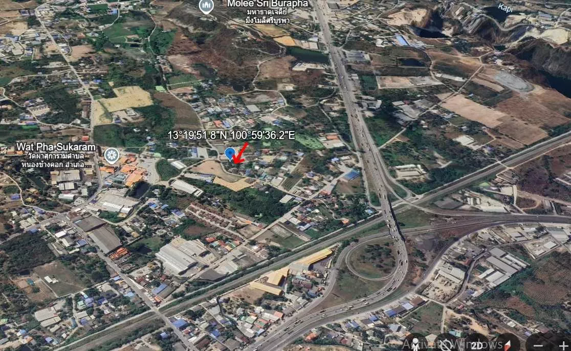 ที่ดินผังสีชมพู หนองข้างของ ชลบุรี (รูปที่ 3)
