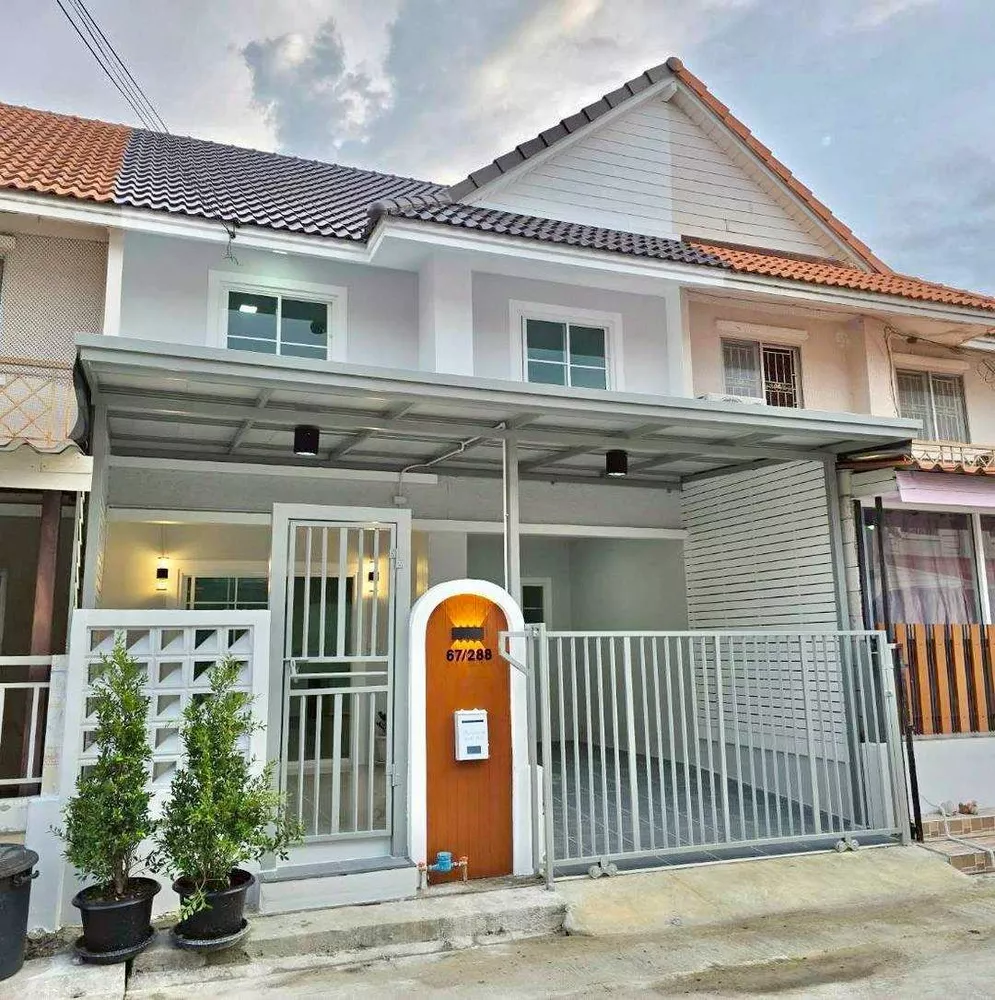 บ้านสวย รีโนเวทใหม่ ใกล้เซ็นทรัล เวสเกต #หมู่บ้านพฤกษา 33 บางบัวทอง ทาวน์เฮ้าส์ 3 ห้องนอน พร้อมอยู่ (รูปที่ 2)