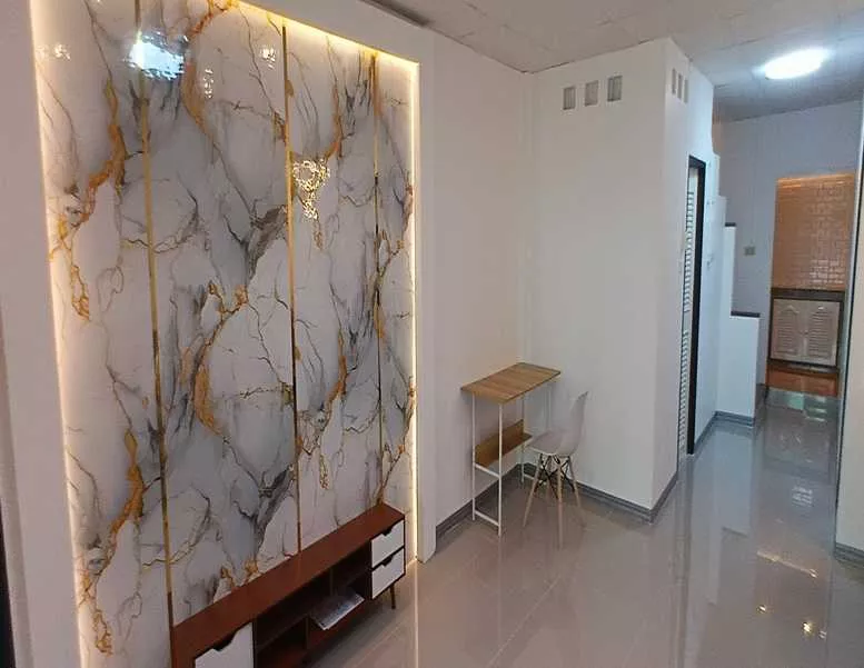 หลังริมส่วนตัว3ห้องนอนขายหมู่บ้านบุษกร-รติยาบางบัวทองตกแต่งใหม่ทั้งหลัง  ฟรี เฟอร์นิเจอร์ใหม่ ครบท้้งหลัง  ฟรีแอร์ 3 เครือง (รูปที่ 10)