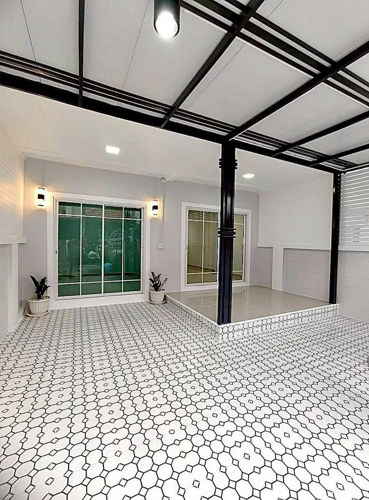 บ้านสวย ทำเลดี ติดถนนบางกรวย–ไทรน้อย #หมู่บ้านกานต์มณี (โซนเฟสใหม่) ตรงข้ามแมคโคร บางบัวทอง ทาวน์เฮ้าส์ 4 ห้องนอน รีโนเวทใหม่ (รูปที่ 3)