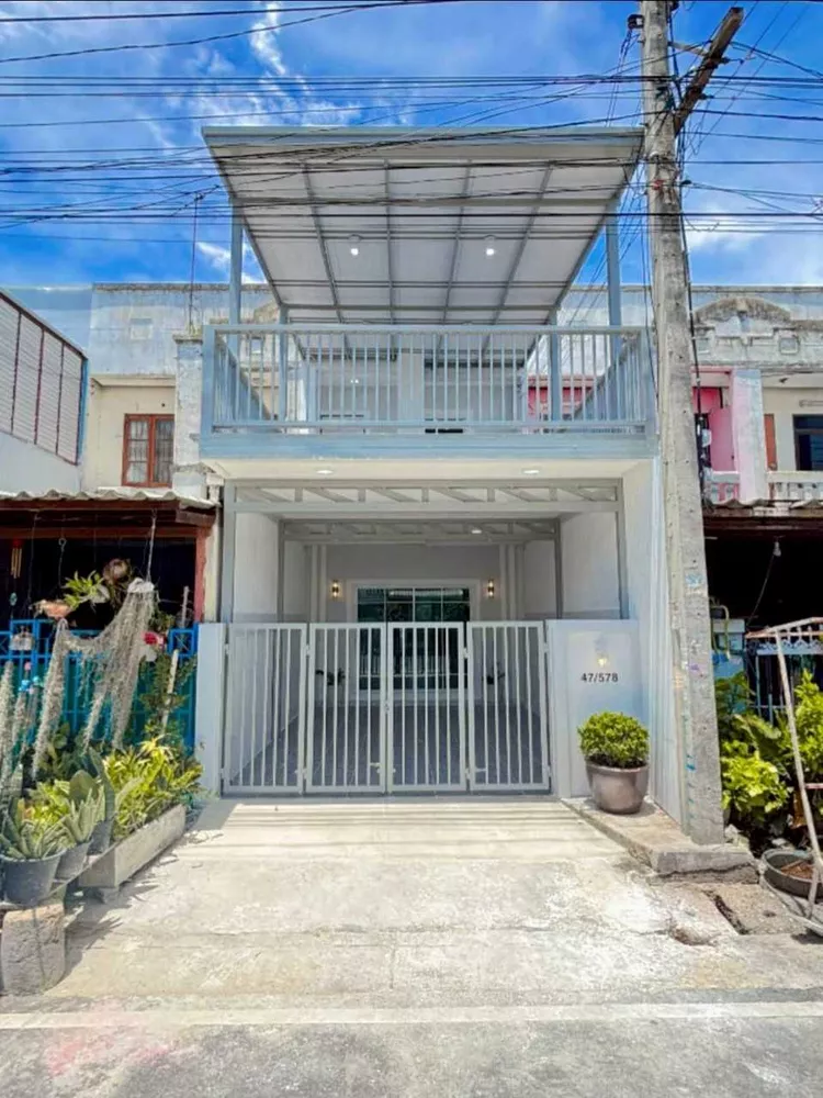 บ้านสวย ถนนเมน ค้าขายได้ #หมู่บ้านร่มเงาไม้ บางบัวทอง ถนนวัดลาดปลาดุก ใกล้เซ็นทรัล เวสเกต