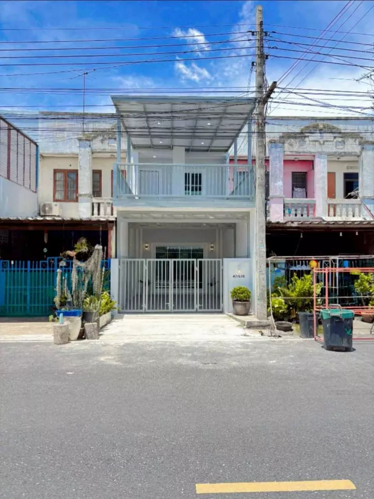 บ้านสวย ถนนเมน ค้าขายได้ #หมู่บ้านร่มเงาไม้ บางบัวทอง ถนนวัดลาดปลาดุก ใกล้เซ็นทรัล เวสเกต (รูปที่ 2)