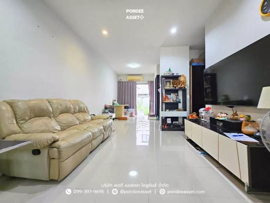 ขาย!! ทาวน์โฮม 3 ชั้น ซิกเนเจอร์ กัลปพฤกษ์ (หลังมุม หน้าสวน ขนาด 32 ตร.ว.) ติดถนนกัลปพฤกษ์ และกาญจนาภิเษก บางแค : Six Nature Kalapapruek (รูปที่ 2)