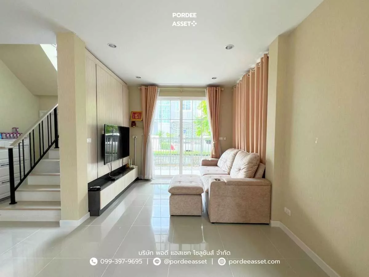 ขาย!!! บ้านแฝดสไตล์บ้านเดี่ยว ชวนชื่น พาร์ค ปิ่นเกล้า-กาญจนา (ขนาด 36 ตร.ว.) ซ.วัดพระเงิน บางกรวย นนทบุรี : Chuan Chuen Park Pinklao-Kanchana (รูปที่ 3)
