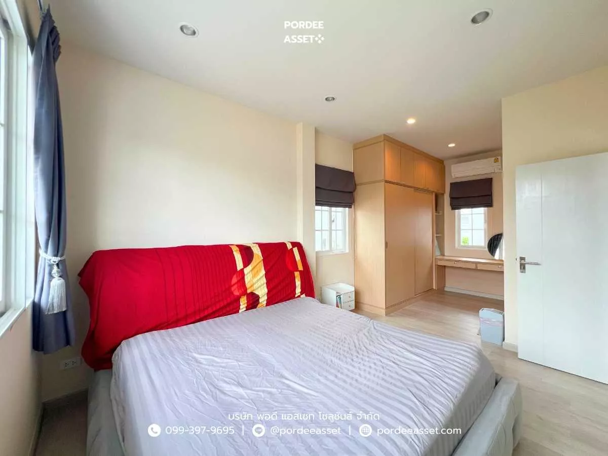 ขาย!!! บ้านแฝดสไตล์บ้านเดี่ยว ชวนชื่น พาร์ค ปิ่นเกล้า-กาญจนา (ขนาด 36 ตร.ว.) ซ.วัดพระเงิน บางกรวย นนทบุรี : Chuan Chuen Park Pinklao-Kanchana (รูปที่ 8)