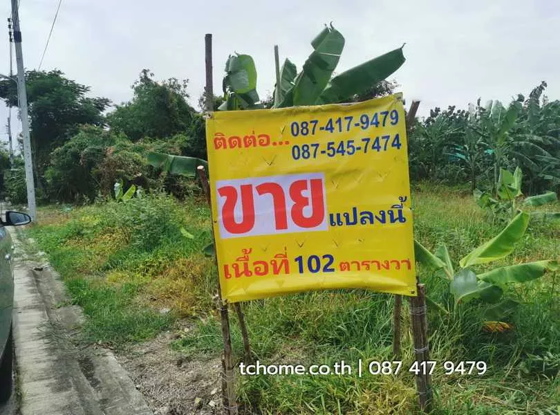 ขายด่วนที่ดิน 102 ตรว. ราคาไม่แพง โครงการชัยพฤกษ์บางนา กม.18 เยื้อง ม.หัวเฉียวเฉลิมพระเกียรติฯ (รูปที่ 8)