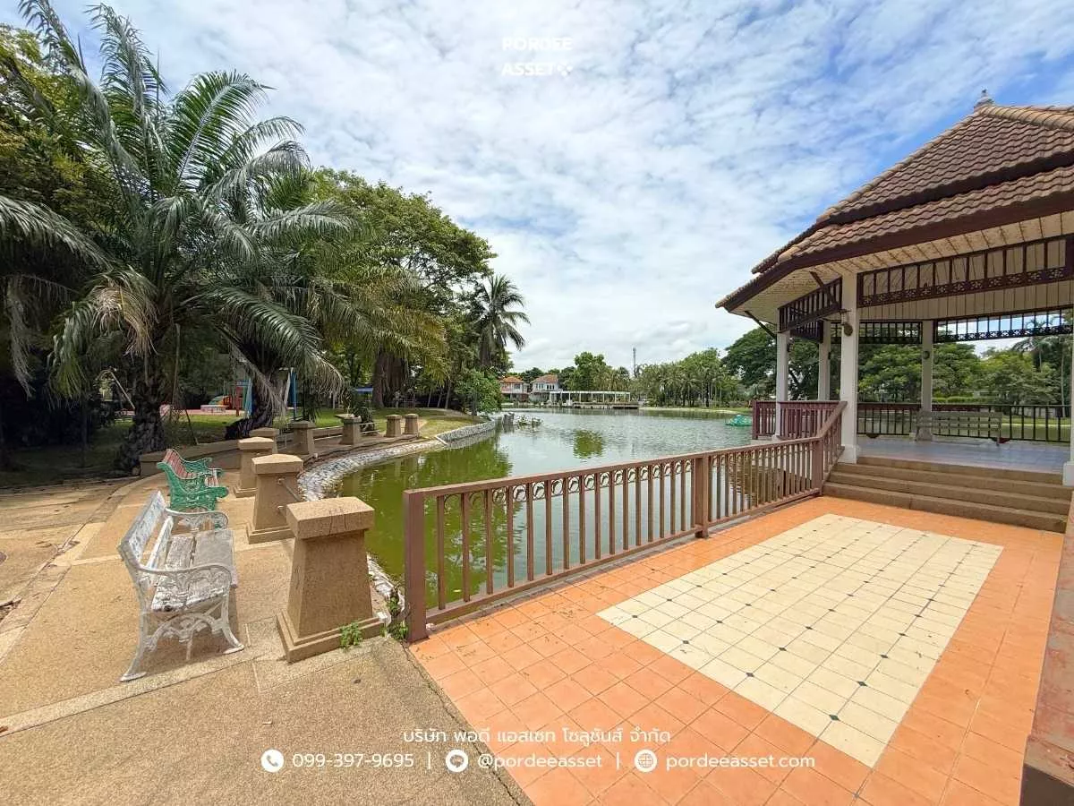 ขาย!! บ้านเดี่ยว มณีรินทร์ เลค & พาร์ค ราชพฤกษ์-ติวานนท์ (หลังริม ขนาด 112 ตร.ว.) หน้าบ้านไม่ชนหลังอื่น ถ.345 (รูปที่ 26)