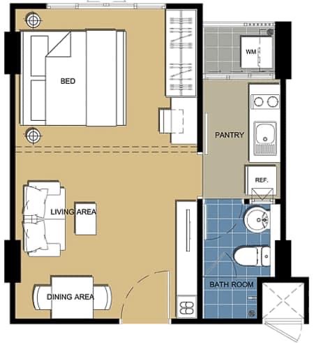 D Condo ราม ซ.64 ใกล้รถไฟฟ้า สายสีส้ม (รูปที่ 16)