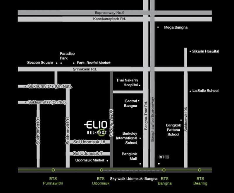 ให้เช่าคอนโด Elio Del Nest อุดมสุข (รูปที่ 13)