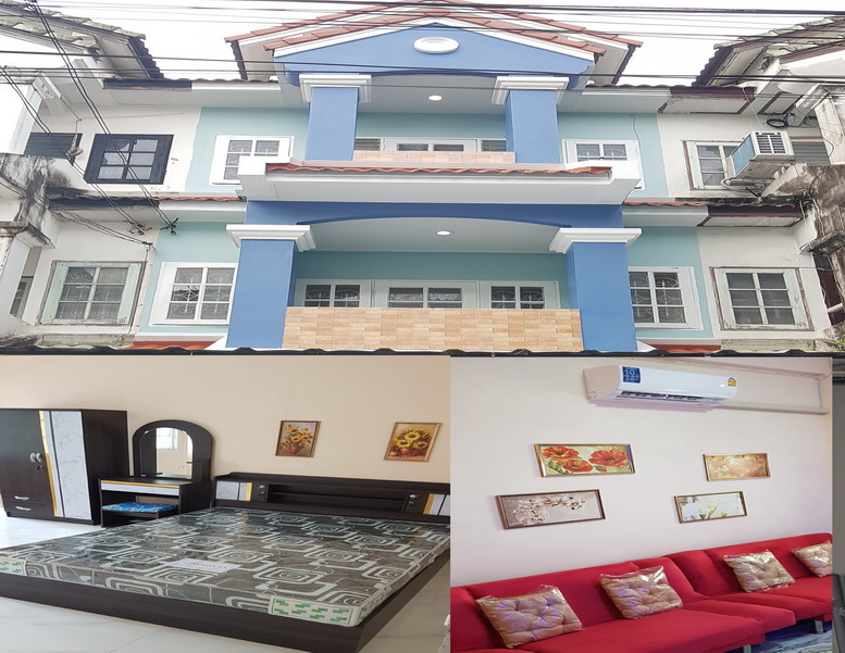 ขายทาวโฮมหมู่บ้านหงส์ประยูรบางบัวทอง5ห้องนอน3ชั้นใกล้ถนนรัตนาธิเบศสถานีแยกบางพลูเลี้ยวมาทางตลาดบางบัวทอง