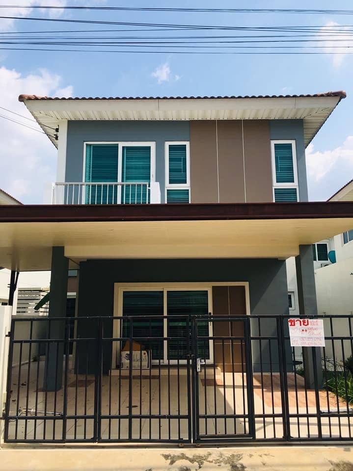 บ้านแฝด 2 ชั้น เนื้อที่ 37.1 ตร.วา หมู่บ้านศุภาลัย วิลล์ รังสิต คลอง2