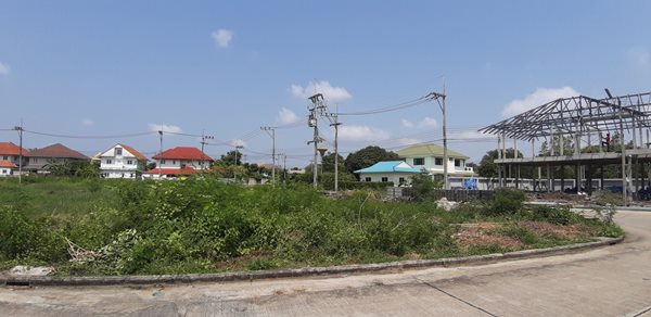 ขายที่ดินเปล่า 186.8 ตร.วา (แปลงหัวมุม) โครงการมหาชัยเมืองทอง ถ.สมุทรสาคร-โคกขาม โทร 083-117-5458 (รูปที่ 2)