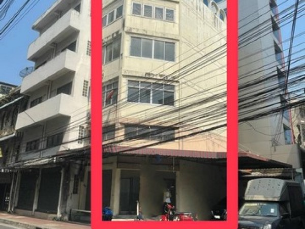 WAN429ให้เช่าอาคารพาณิชย์4 ชั้นทำการค้าโกดังเก็บของ โรงแรม บนอนุวงศ์ ใกล้ MRT สามยอด หรือวัดมังกร
