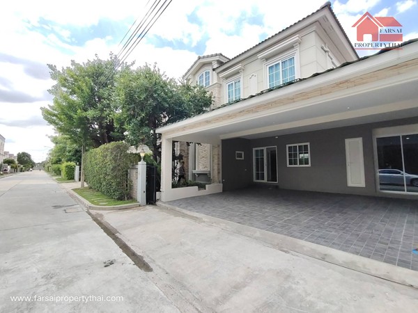 ให้เช่าบ้านเดี่ยวหรู Luxury 2ชั้นเนื้อที่ 90 ตร.ว พื้นที่ใช้สอย 250ตร.ม 4ห้องนอน 4ห้องน้ำ เฟอร์ครบ ถนนเกษตรนวมินทร์ ราคาเช่า 150,000 บ/ด