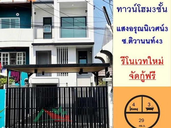 ม.แสงอรุณนิเวศน์3 ซ.ติวานนท์43