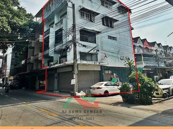 ขายอาคารพาณิชย์3ชั้น (2คูหาตีทะลุ) 32ตรว. หลังมุม ซ.จรัญสนิทวงศ์12 ใกล้MRTจรัญ13