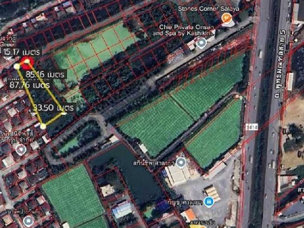 ขายที่ดินจัดสรร763ตรว. ซอยข้างราชมงคลรัตนโกสินทร์ พุทธมณฑลสาย5 ราคาถูก