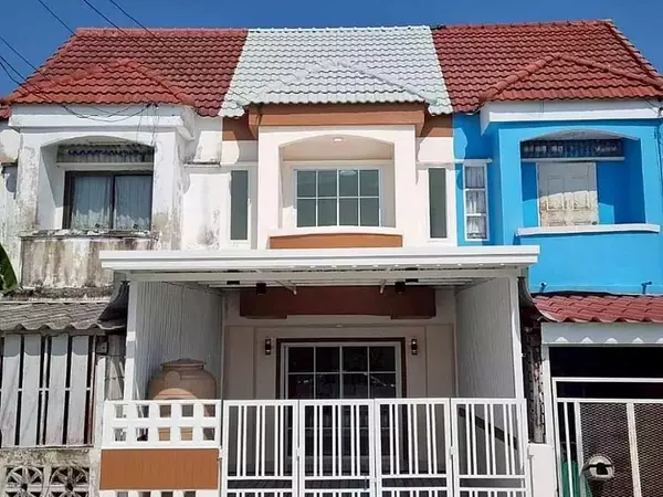 บ้านสวย หน้าบ้านโล่ง หลังบ้านไม่ชนใคร #หมู่บ้านธารทอง 2 ถนนวัดลาดปลาดุก ทาวน์เฮ้าส์ รีโนเวทใหม่ ใกล้เซ็นทรัล เวสเกต