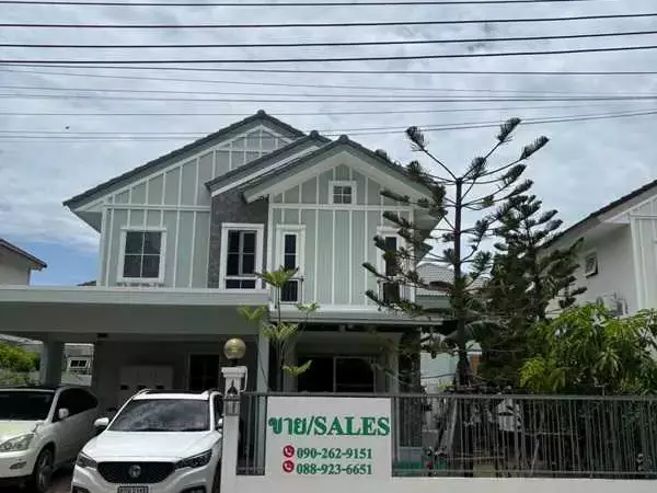 ขายบ้านเดี่ยว 2 ชั้น หมู่บ้านวิลลาจิโอ้ 2 ศรีนครินท์-บางนา อยู่ใกล้เมกาบางนา ทางด่วน โทร 090-262-9151