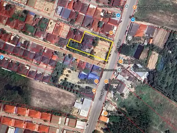 ที่ดินพร้อมบ้าน 523 ตร.ว. โครงการหาดน้ำรินวิลล่า บ้านฉาง ระยอง