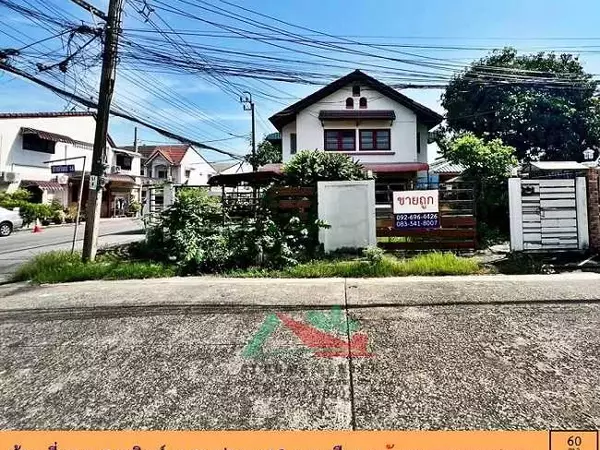 ขายตามสภาพ บ้านเดี่ยว60ตรว. หลังมุม ม.สายทิพย์ ซ.สรงประภา18 ดอนเมือง ราคาถูก